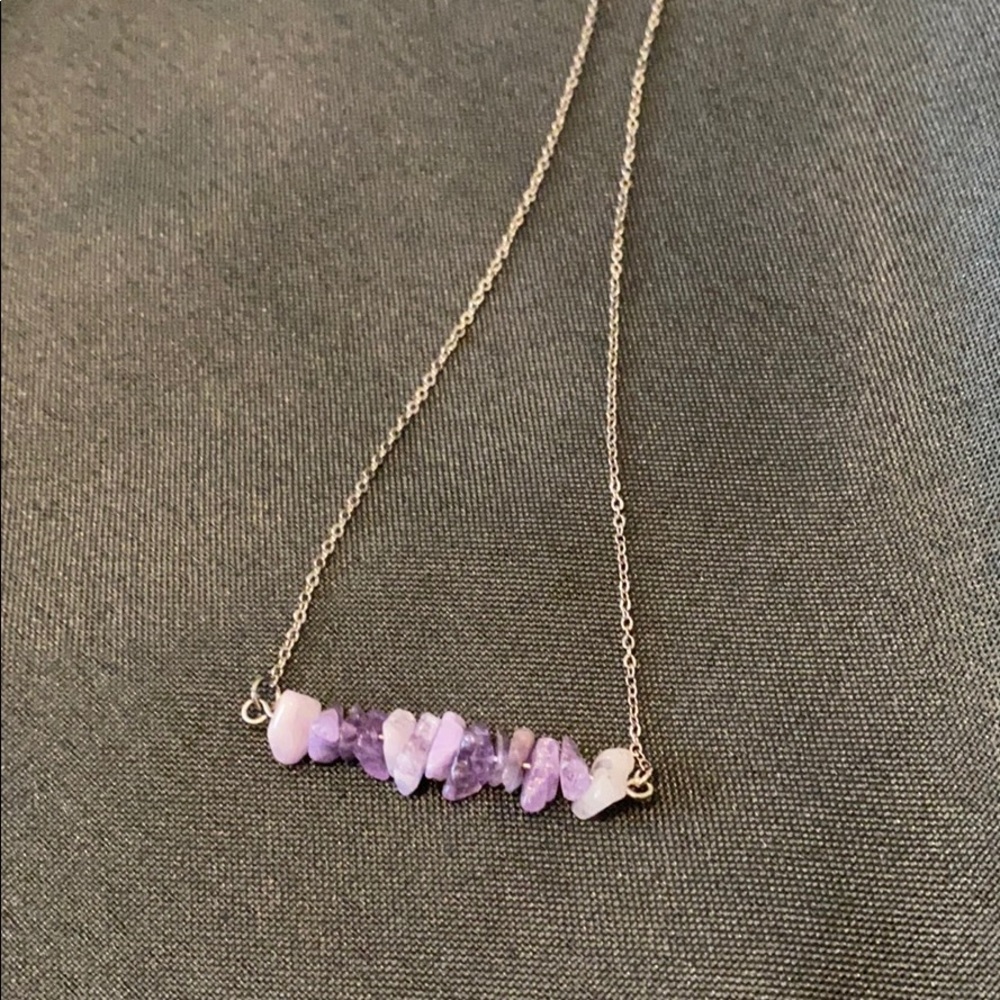 Handmade Amethyst Gemstone Necklace